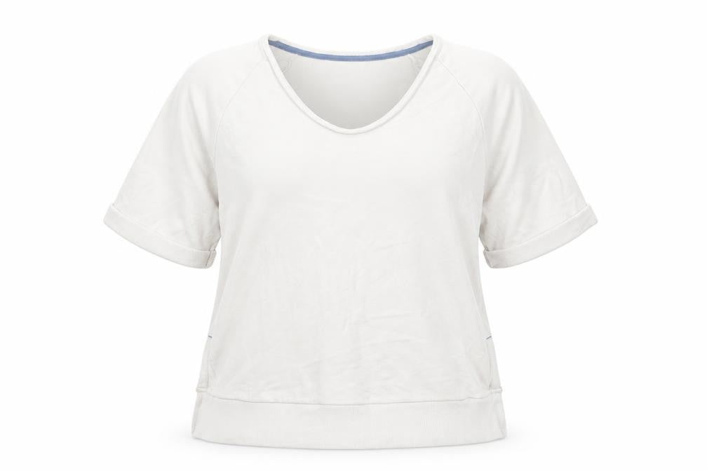 Front view of Marks & Spencer Per Una Women White Medium Pullover Sweatshirt