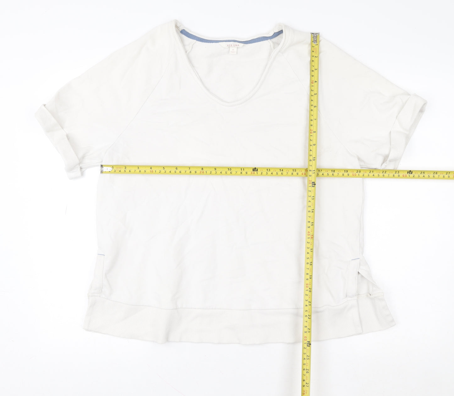 Marks and Spencer Per Una Women White Medium Pullover Sweatshirt