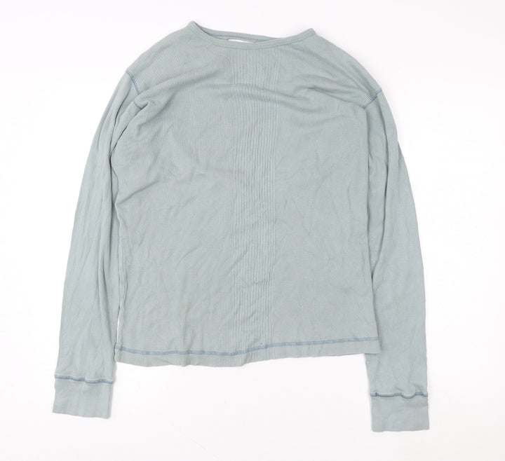 Tom Wolfe Jeans Women’s Blue Long Sleeve Cotton T-Shirt XL