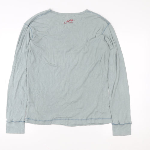 Tom Wolfe Jeans Women’s Blue Long Sleeve Cotton T-Shirt XL