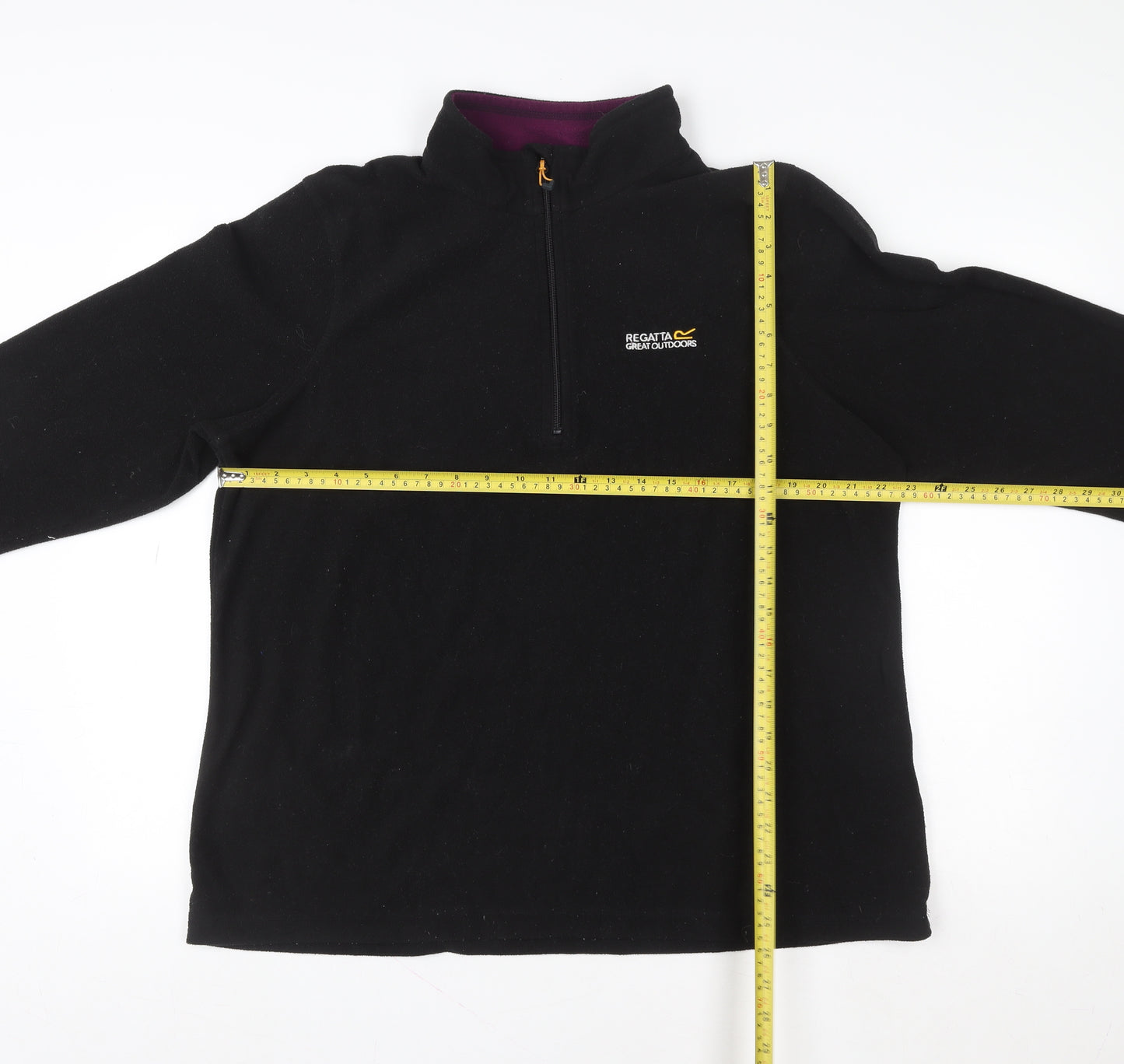 Regatta Great Outdoors Mens Black Fleece L 1/2 Zip Pullover Sweatshirt