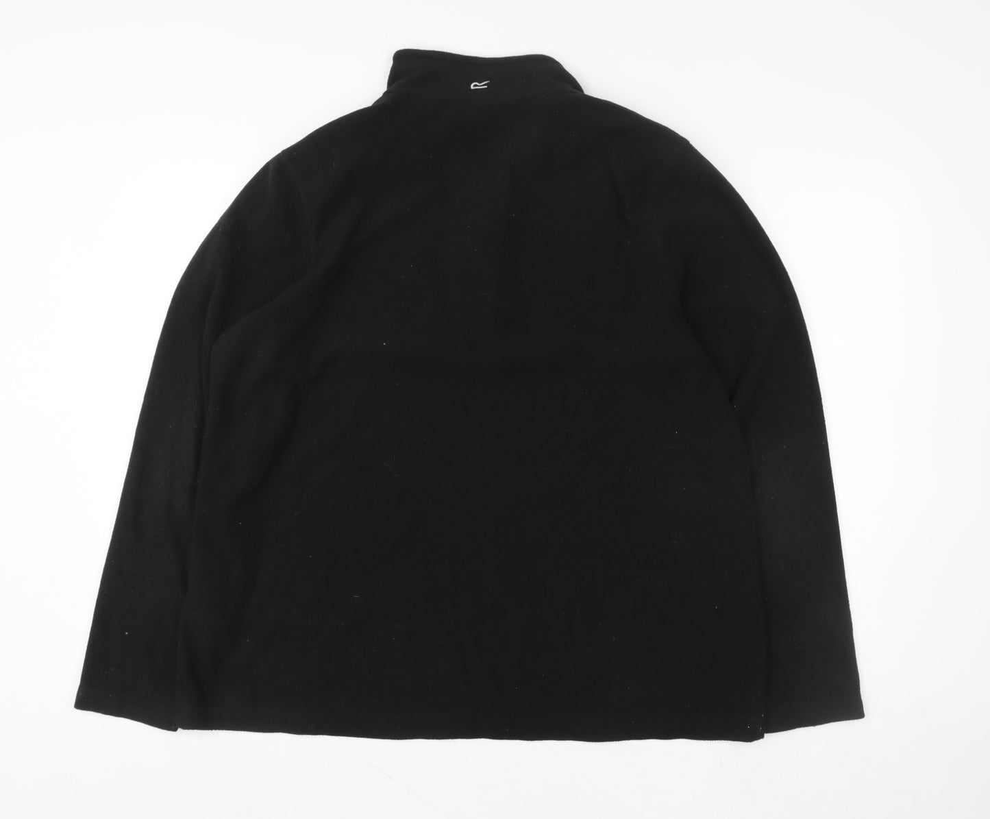 Regatta Great Outdoors Mens Black Fleece L 1/2 Zip Pullover Sweatshirt