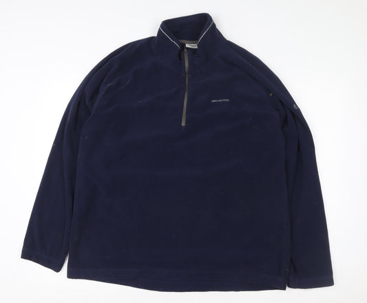 Craghoppers Mens Blue Fleece Half Zip Pullover Sweatshirt XL