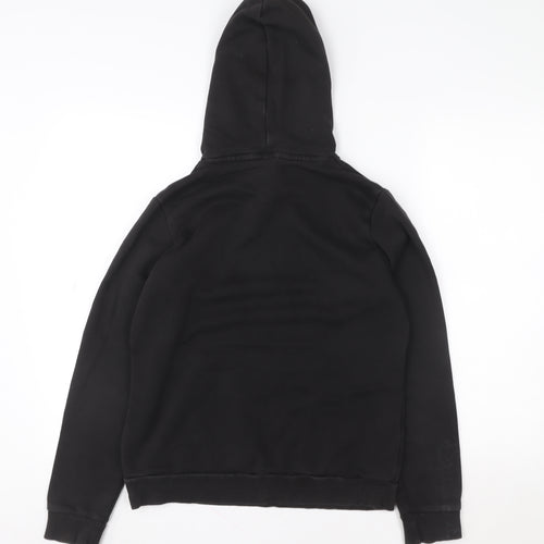 Puma Women Black Pullover Hoodie Medium Logo Sportswear