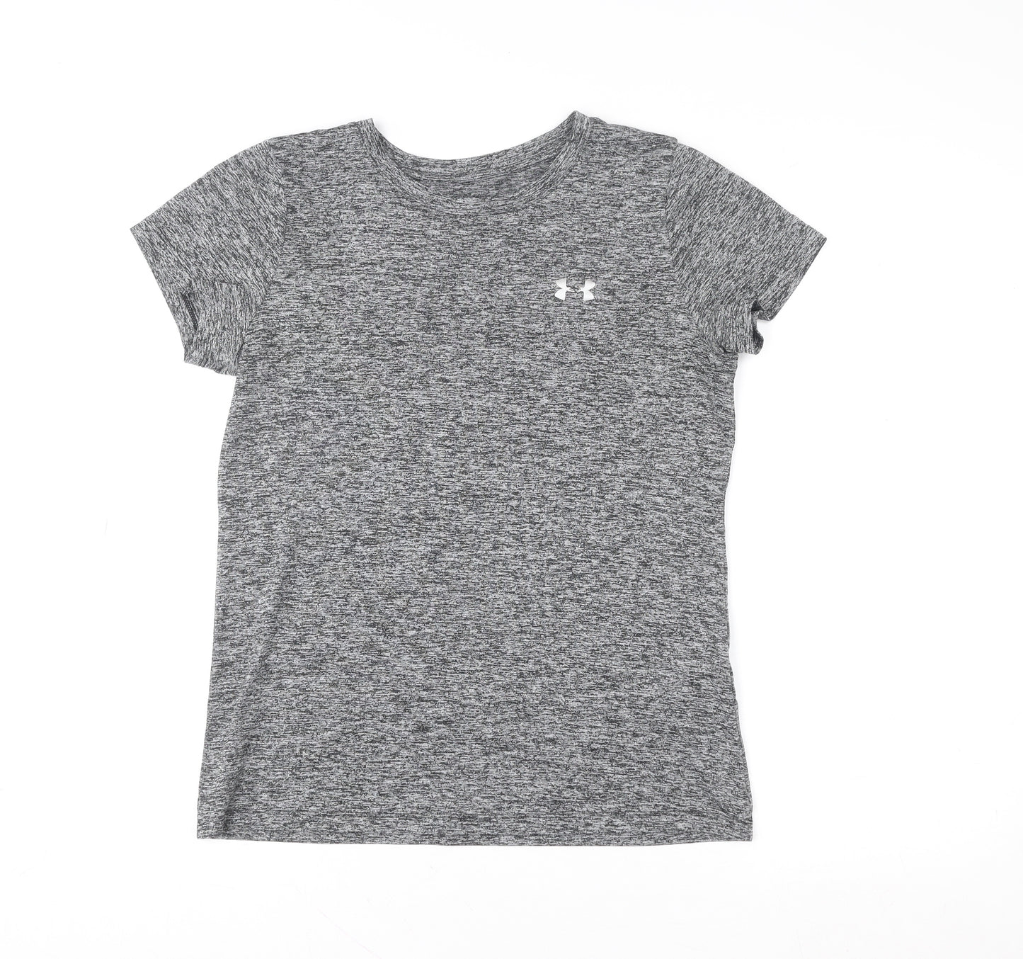 Under Armour Women's Grey Short Sleeve HeatGear T-Shirt Size S