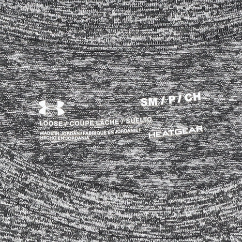 Under Armour Women's Grey Short Sleeve HeatGear T-Shirt Size S