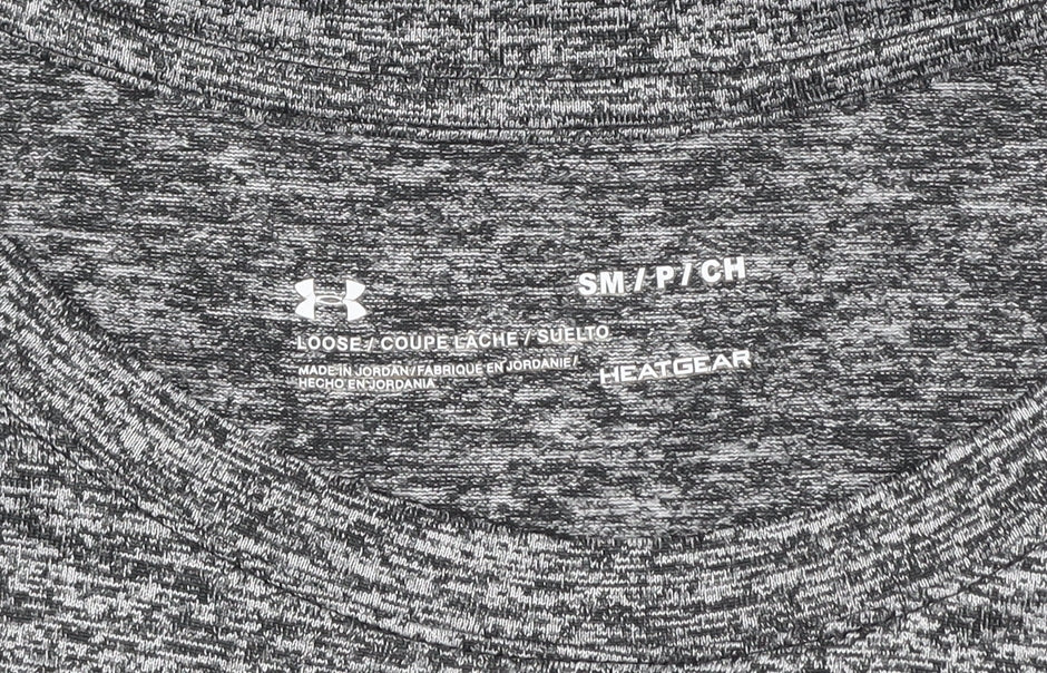 Under Armour Women's Grey Short Sleeve HeatGear T-Shirt Size S