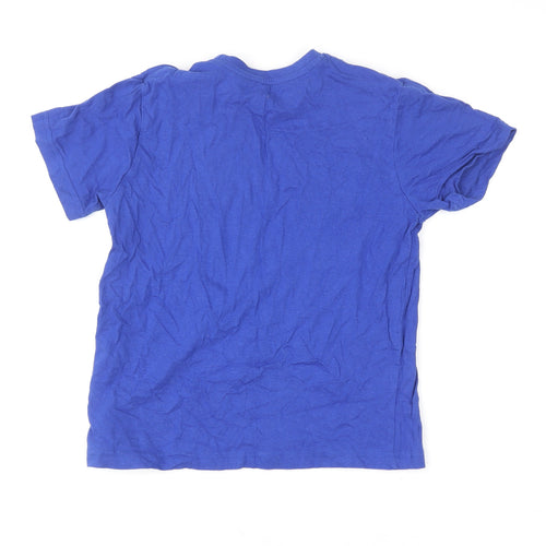 Primark Boys Blue PlayStation Graphic T-Shirt 8-9 Years Casual Short Sleeve