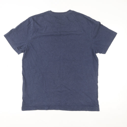 Marks and Spencer Mens Blue Ford Mustang Graphic T-Shirt Medium