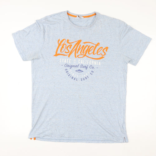 Next Men's Blue Los Angeles Graphic Crew Neck T-Shirt Size L