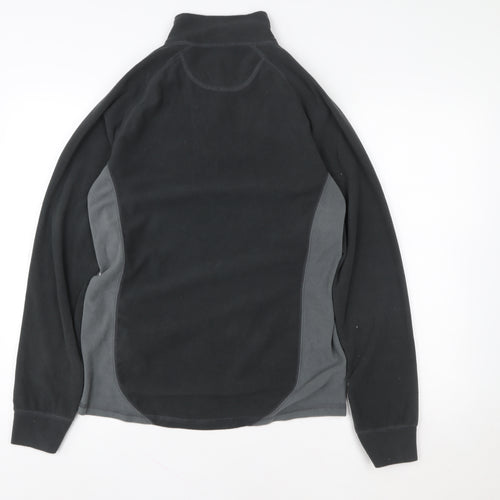 Trespass Men's Black M Fleece 1/4 Zip Pullover Sweatshirt