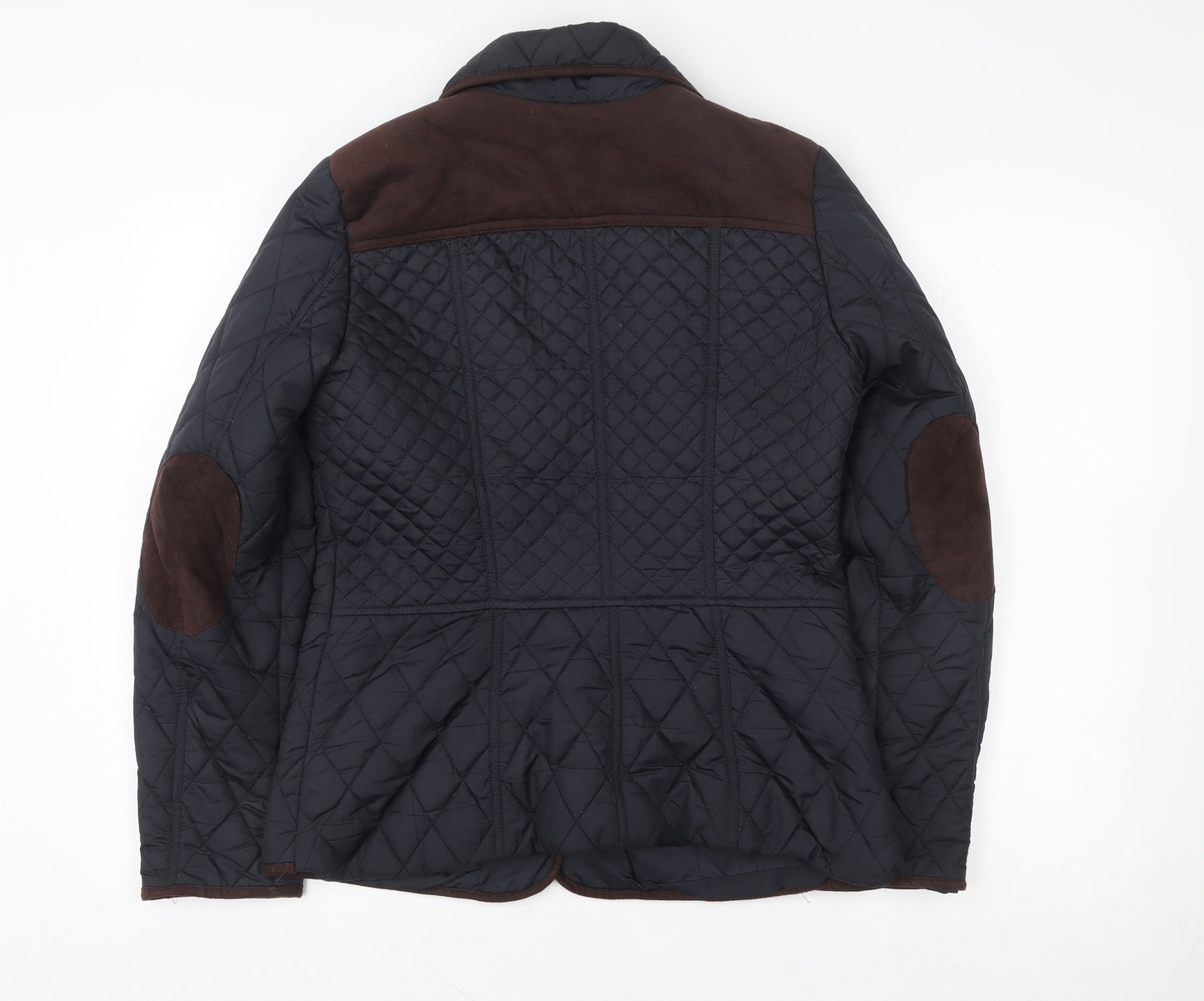 Dorothy Perkins Womens Blue Quilted Mid-Length Jacket Size 12