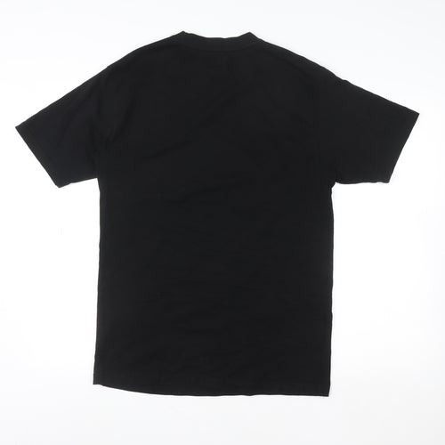 MARKET Men's Black Graphic Cartoon T-Shirt Size M Crew Neck