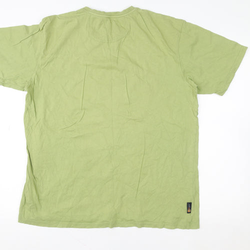 Hi Gear Men's Green Hiking Graphic Cotton T-Shirt Size L