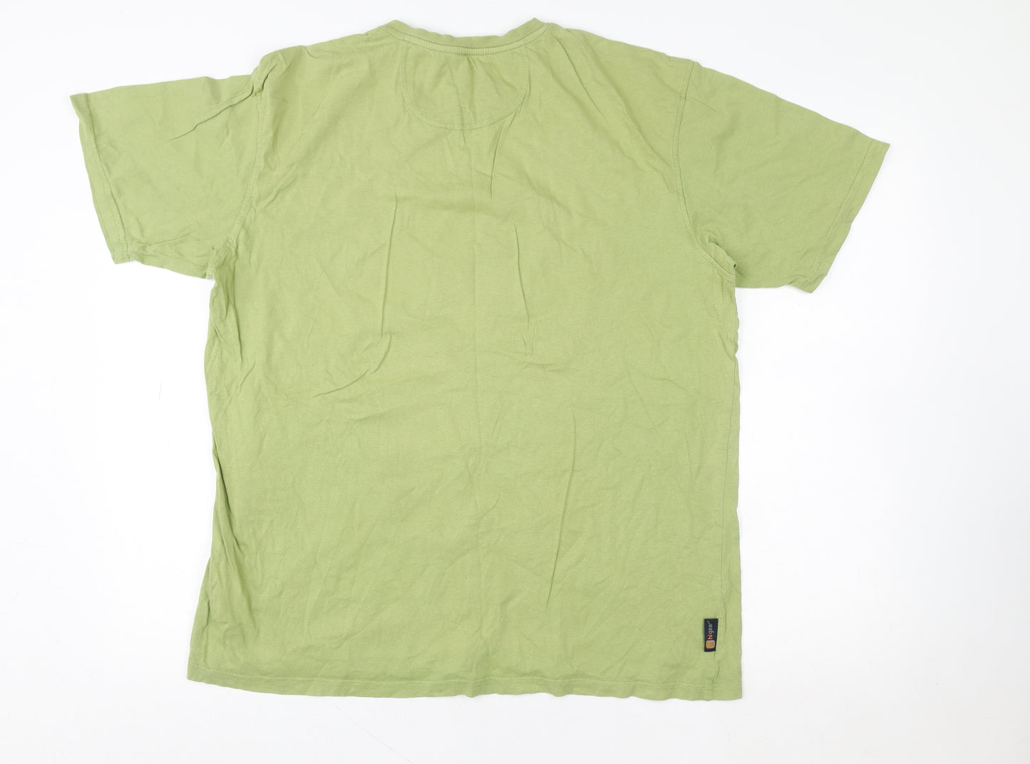 Hi Gear Men's Green Hiking Graphic Cotton T-Shirt Size L