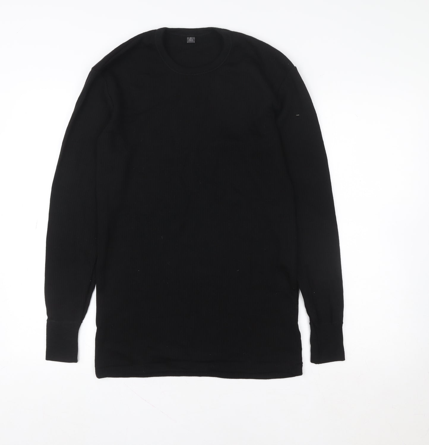 Marks and Spencer Women’s Black Wool Blend Long Sleeve Top Size S