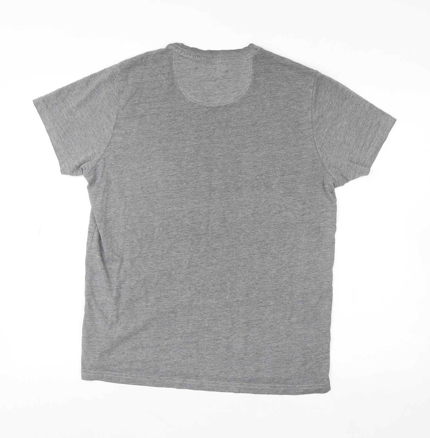 Ben Sherman Men's Grey Graphic Music Print T-Shirt Size L