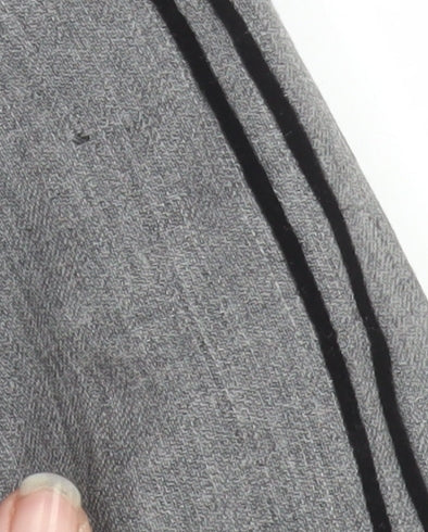 Betty Barclay Women Grey Wool Single-Breasted Blazer UK 14