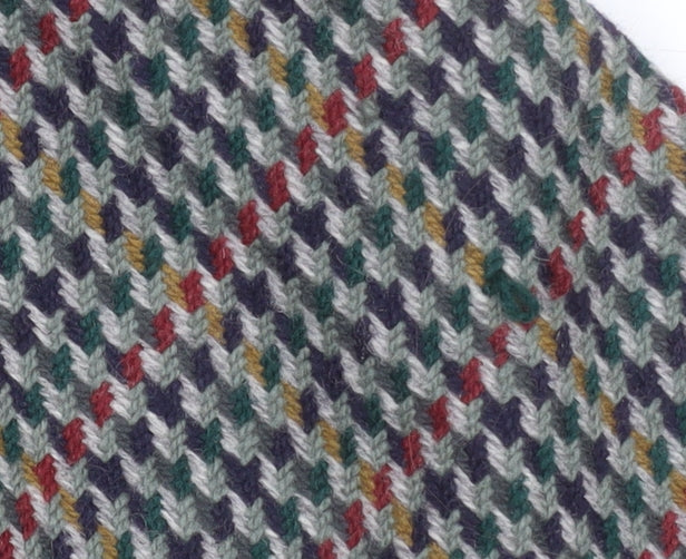 Bagutta Women Multicoloured Wool Houndstooth Blazer Size 14