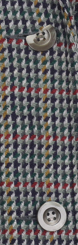 Bagutta Women Multicoloured Wool Houndstooth Blazer Size 14