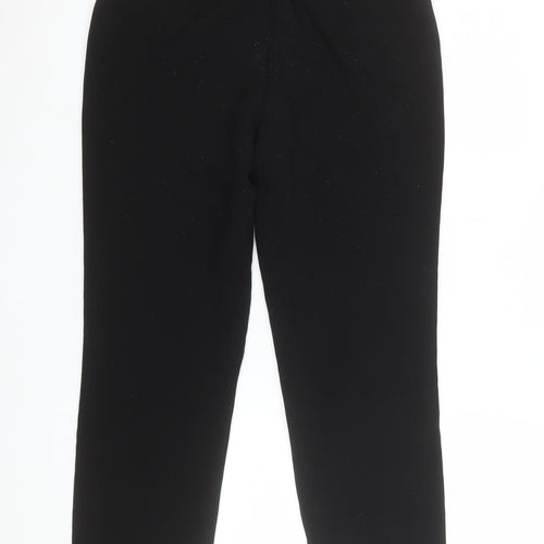 Zara Women Black Slim Fit Tailored Trousers Size 10