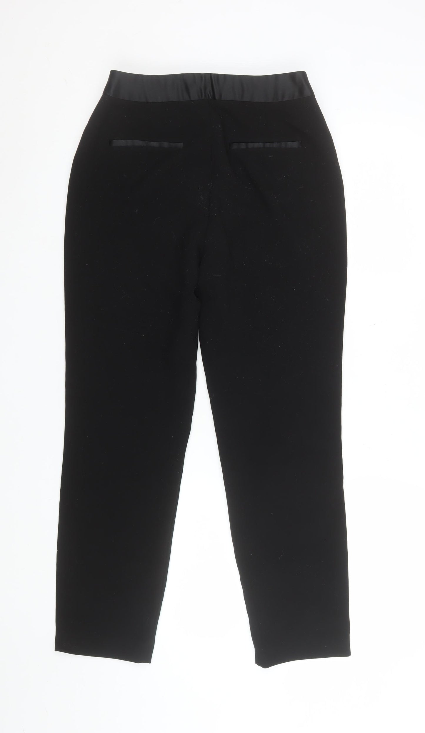 Zara Women Black Slim Fit Tailored Trousers Size 10