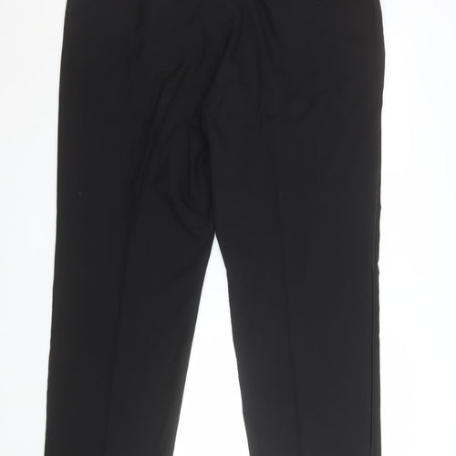 Marks and Spencer Men’s Black 44W 31L Classic Fit Dress Trousers