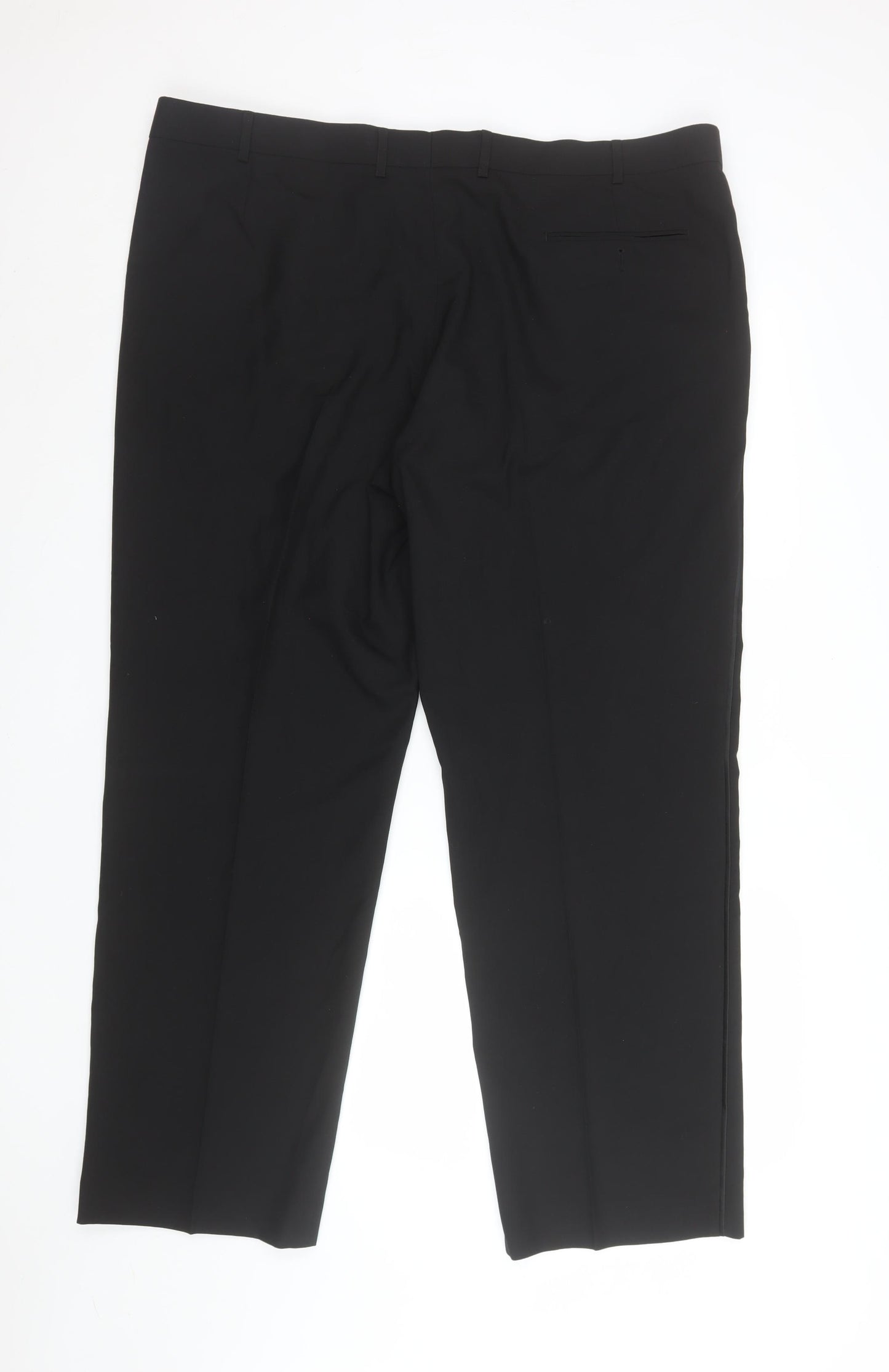 Marks and Spencer Men’s Black 44W 31L Classic Fit Dress Trousers