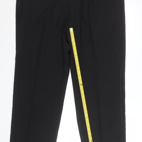 Marks and Spencer Men’s Black 44W 31L Classic Fit Dress Trousers