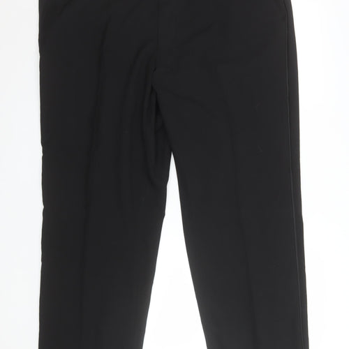 Marks and Spencer Men’s Black 44W 31L Classic Fit Dress Trousers