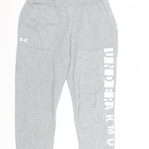 Under Armour Men's Grey Jogger Sweatpants Size S Loose Fit