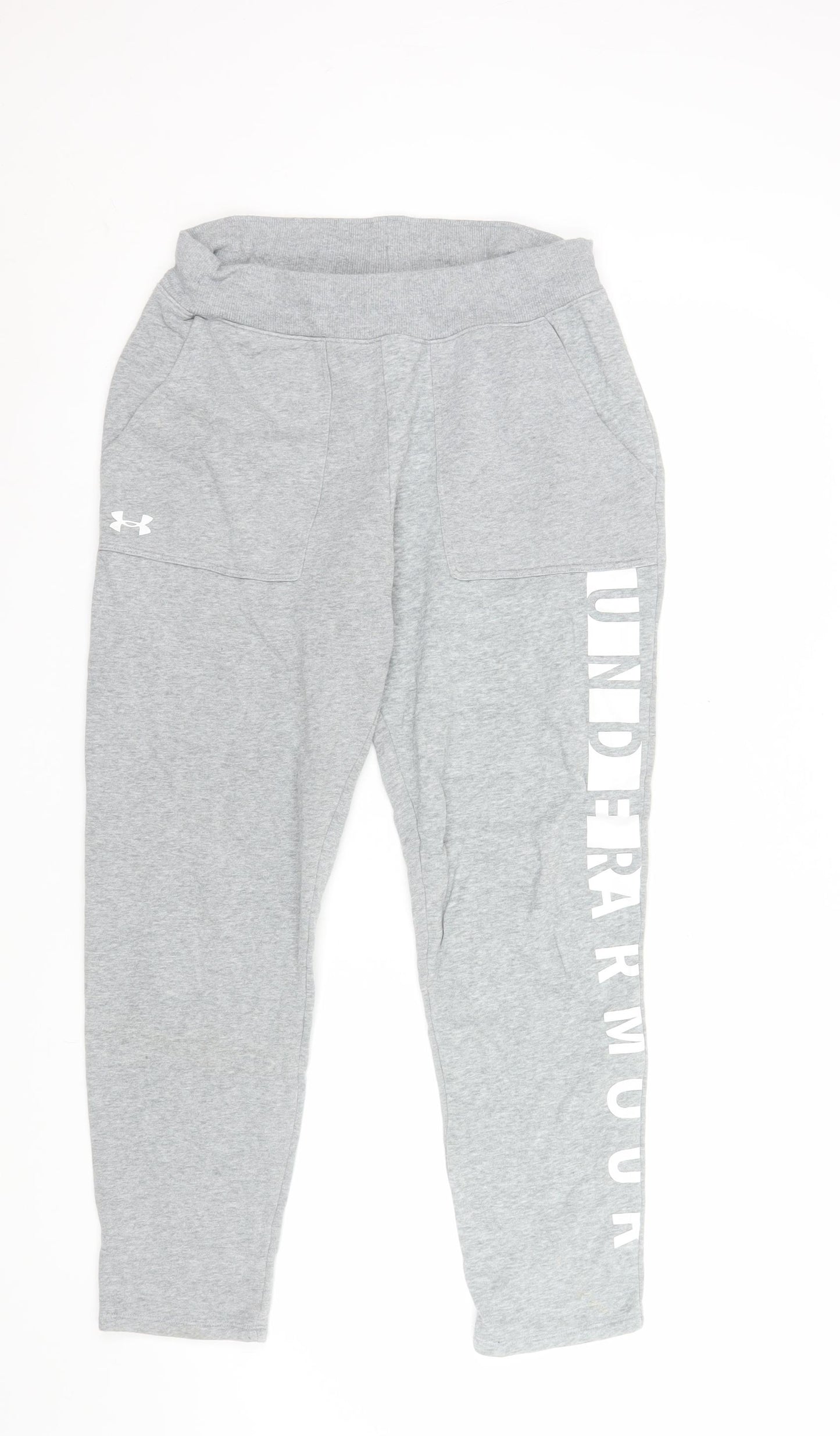 Under Armour Men's Grey Jogger Sweatpants Size S Loose Fit