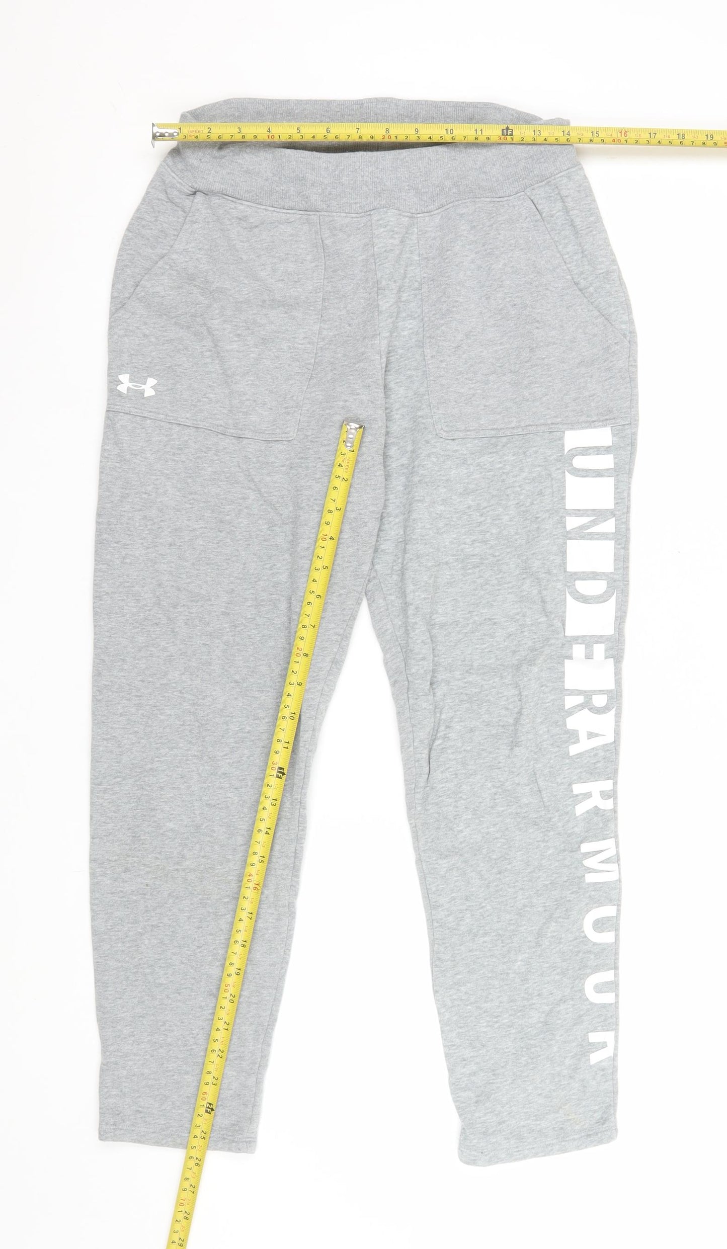 Under Armour Men's Grey Jogger Sweatpants Size S Loose Fit