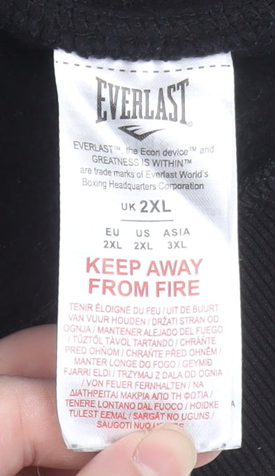 Everlast Men’s Black 2XL Pullover Crew Neck Sweatshirt