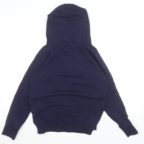 GAP Women Navy Blue Pullover Hoodie Small Cotton Blend Casual