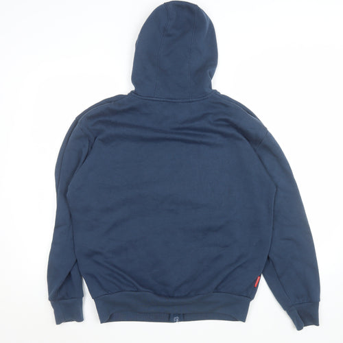 Slazenger Women's Blue Hooded Full Zip Fleece Jacket Size M