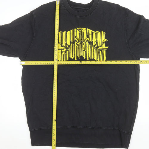 Stanley/Stella Men's Black Graphic Print Sweatshirt XL Cotton