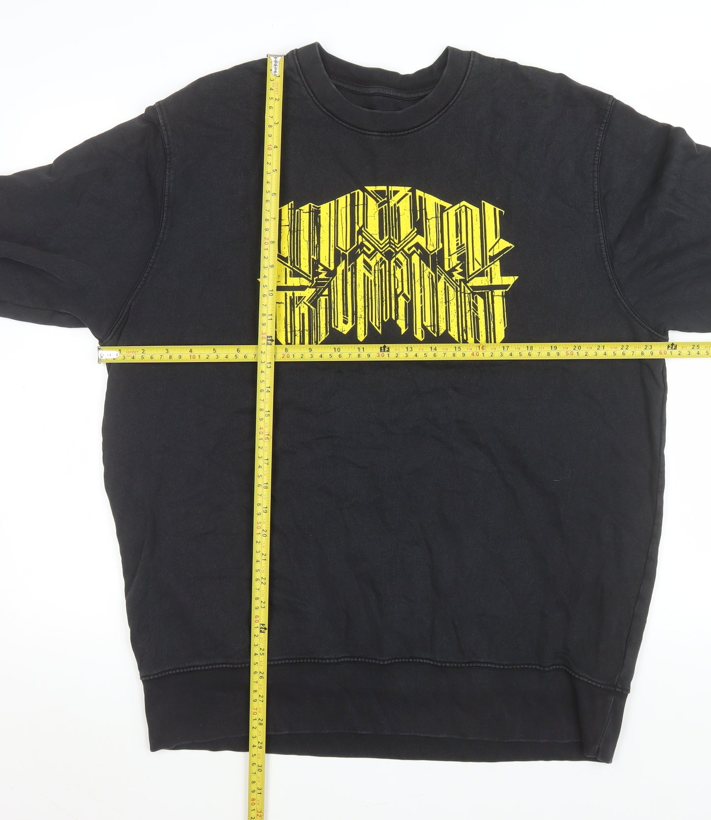 Stanley/Stella Men's Black Graphic Print Sweatshirt XL Cotton