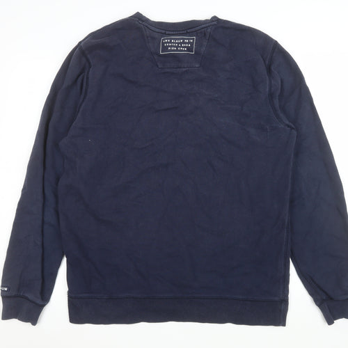 Scotch & Soda Men's Blue XL Pullover Sweatshirt Crew Neck