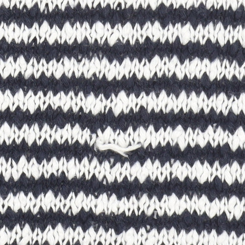 Banana Republic Women's Multicoloured L Cotton Knit Striped Pullover Jumper
