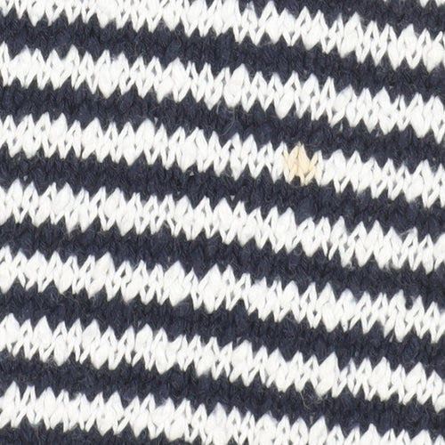 Banana Republic Women's Multicoloured L Cotton Knit Striped Pullover Jumper