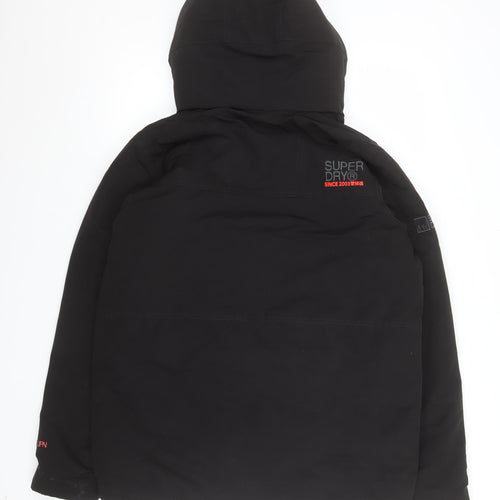 Superdry Men’s Black Medium Windcheater Puffer Jacket Hooded