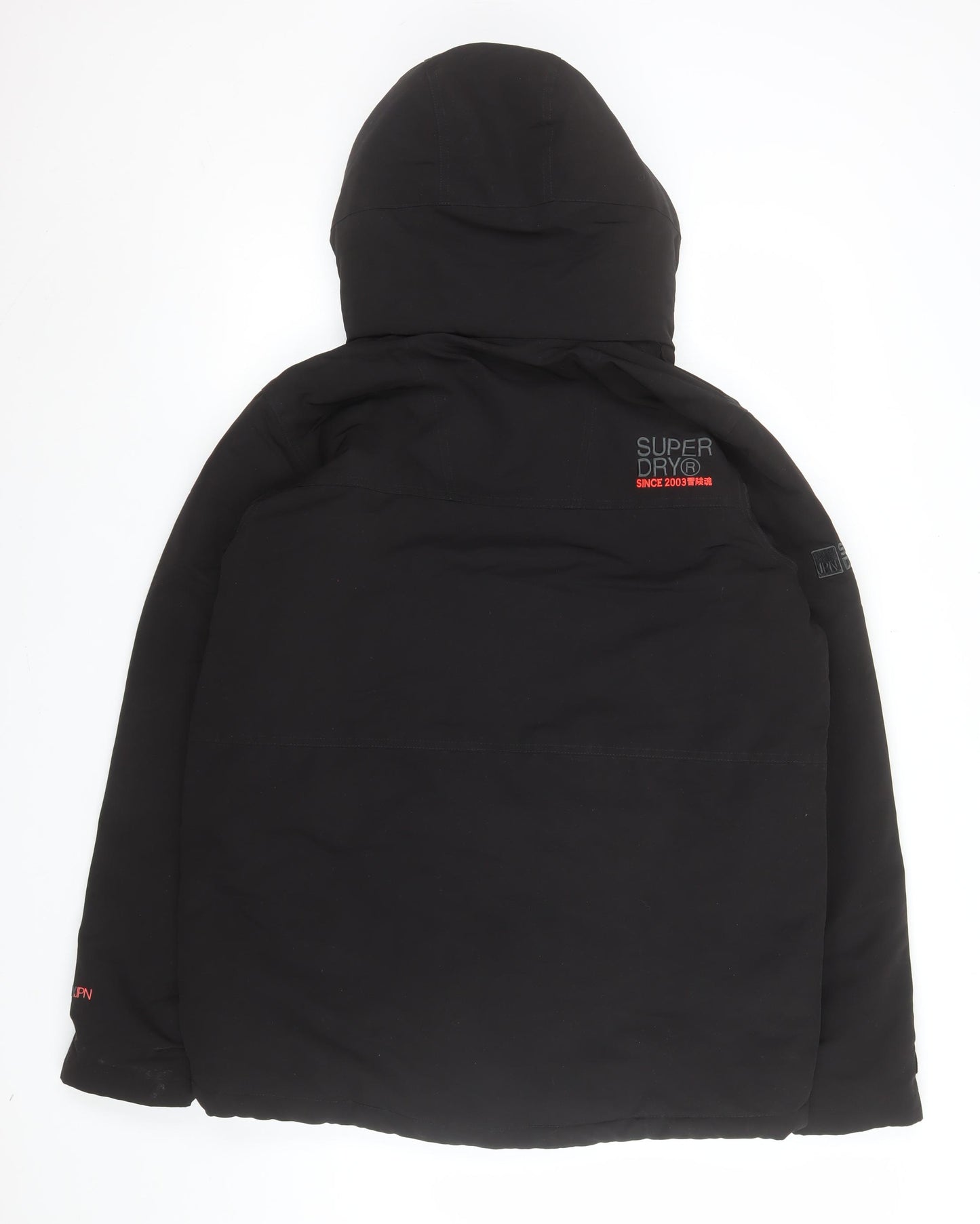 Superdry Men’s Black Medium Windcheater Puffer Jacket Hooded