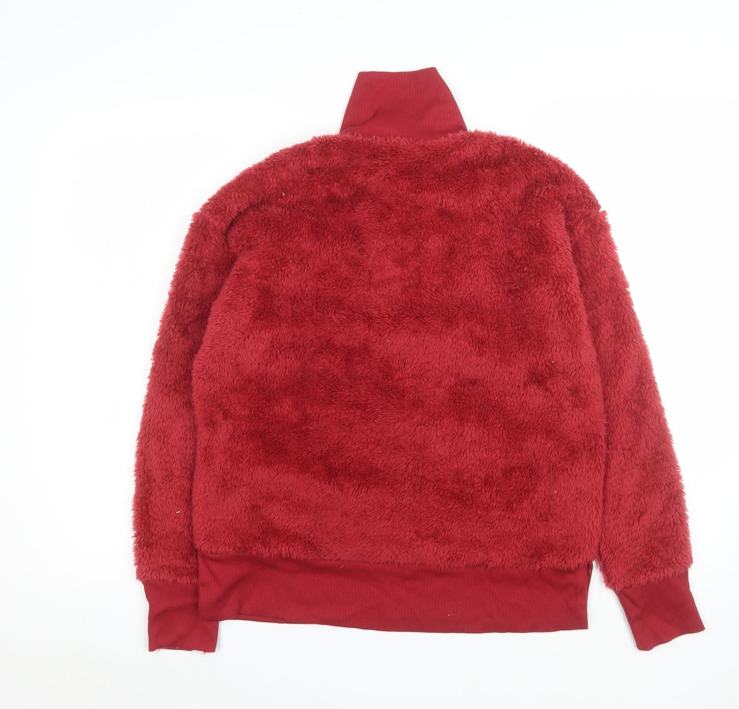 RBX Women Red 1/2 Zip Fleece Pullover Sweatshirt Size S