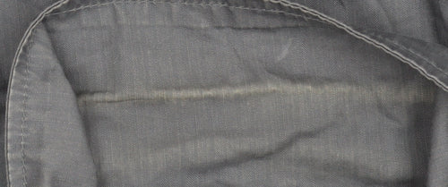 Burton London Men's Grey Cotton Twill Jacket M Regular Fit