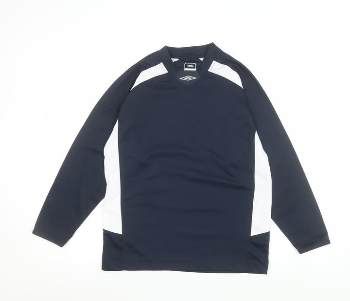 Umbro Unisex Adults Black XS Long Sleeve V-Neck Training Top