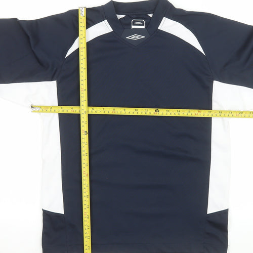 Umbro Unisex Adults Black XS Long Sleeve V-Neck Training Top