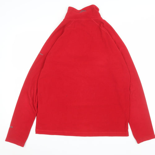 Trespass Men's Red XS Fleece 1/2 Zip Pullover Sweatshirt