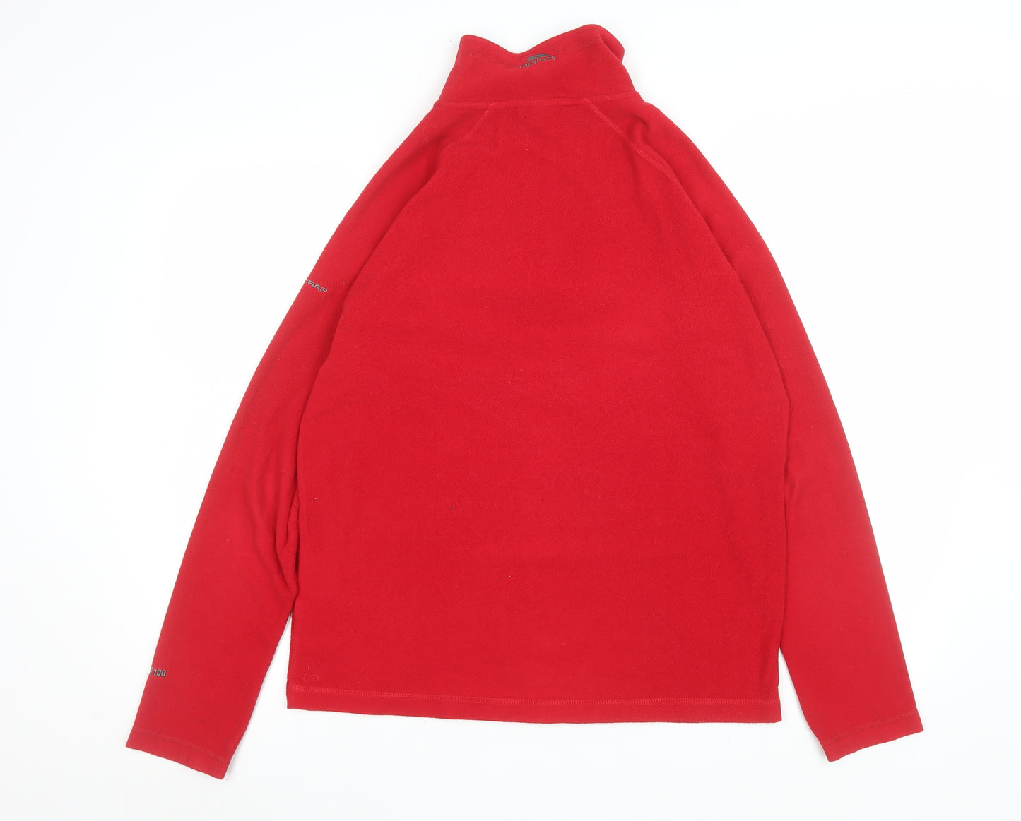 Trespass Men's Red XS Fleece 1/2 Zip Pullover Sweatshirt