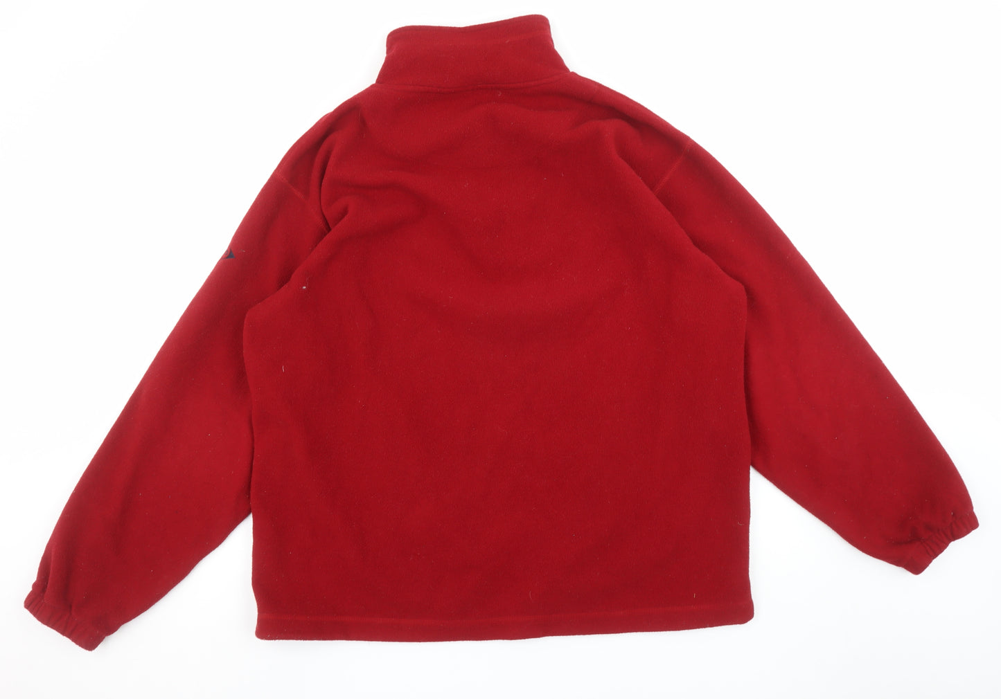 Dunlop Men’s Red Fleece 1/4 Zip Pullover Sweatshirt Size L